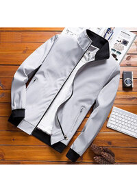 Áo Khoác Nam Vải Dù Cao Cấp KN3 - Xám - M