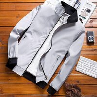 Áo Khoác Nam Vải Dù Cao Cấp KN3 - Xám - XL