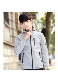 Áo Khoác Nam Vải Dù Lớp Dày Cao Cấp 97 - Xám - XL