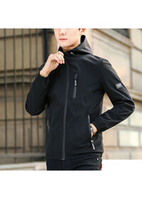 Áo Khoác Nam Vải Dù Lớp Dày Cao Cấp 97 - Đen - XL