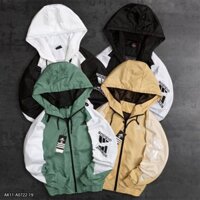 Áo Khoác Nam Vải Gió 2 Lớp Phối Màu Có Mũ AK11 - Thể Thao Nam VNXK