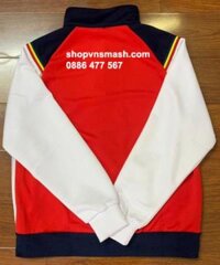 Áo khoác nam yonex 608 trắng đỏ đen