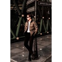 Áo khoác nam,áo phao Trần Bông chất vải mềm mịn nhẹ chống bám bụ không thấm nước ấm áp