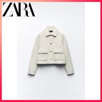 Áo khoác ngắn mềm dành cho nữ ZARA mới