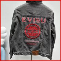 ♞,♘Áo khoác ngắn nhung Evisu Áo khoác nam mới