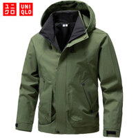 Áo khoác ngoài trời đi bộ đường dài du lịch xuân thu Uniqlo, Áo khoác ngoài trời có mũ trùm đầu thời trang Caogo chất lượng cao Thoải mái