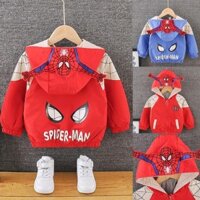 Áo khoác người nhện ️ Áo khoác người nhện Spiderman cho bé trai siêu đẹp - Size từ 7-32kg