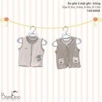 Áo khoác nhẹ gile 2 mặt trẻ em Little love