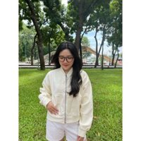 Áo Khoác Nhung Da Không Nón LGT Nhiều Màu, Áo Khoác Hoodie Zip Nhung Da Form Rộng