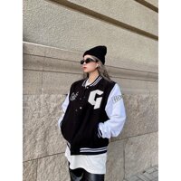 Áo Khóac Nhung Tăm Jacket Varsity Graffiti V3 - L