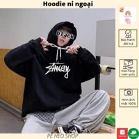Áo khoác nỉ 🌸 Áo khoác hoodie  Ancey KNN37 nam nữ đẹp form rộng Unisex chất nỉ ngoại 2 lớp dày dặn - PÉ HEO SHOP
