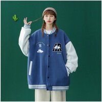 Áo khoác nỉ bomber nam nữ Unisex hàng đẹp, Áo khoác nam nữ form ôm dễ mặc 2 màu K143