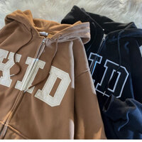 Áo khoác nỉ bông cotton - Áo hoodie form rộng unisex KID