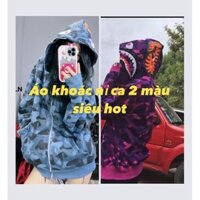 Áo khoác nỉ cá chất dầy sang xịn mịn form rộng nam nữ auto