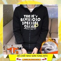 Áo Khoác Nỉ Cao Cấp Thu Đông Dày Mềm Mịn 2 Lớp, áo khoác nỉ hàn quốc nữ nam