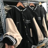 ÁO KHOÁC NỈ couple nam nữ hot hot Áo Khoác Bomber Nỉ Dày Dặn Unisex