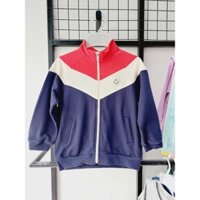 Áo khoác nỉ da cá kéo khóa phối màu thể thao bé trai Happyland. HA1991