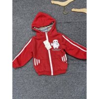 Áo khoác nỉ dày đỏ nhí t1-130 2266