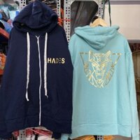 Áo khoác nỉ dây kéo ép nhũ vàng 🐯🐯🐯