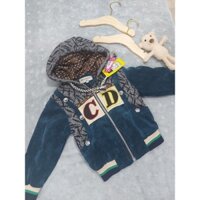 Áo khoác nỉ dày xanh CD 2269