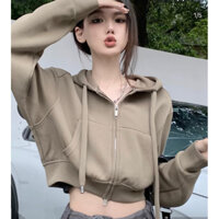 áo khoác nỉ form posy lửng siêu đỉnh áo trơn