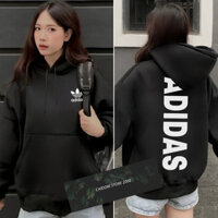 Áo Khoác Nỉ Hoodie Adidas Dọc Nam Nữ Form Rộng Chất Liệu Nỉ Bông Dày Dặn Co GIãn Full Tag Mác