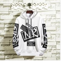 ÁO KHOÁC NỈ HOODIE NAM NỮ - MÀU ĐEN,M