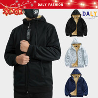 Áo Khoác Nỉ HOODIE Nam Nữ Lót Lông Phong Cách Thời Trang, Áo Khoác Nỉ Lót Lông Cừu Dày Dặn Ấm Áp