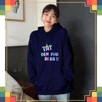 Áo Khoác Nỉ Hoodie Phản Quang Tắt Đèn Pha Đi Ba PQ21KN