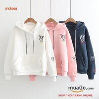 Áo khoác nỉ hoodie thời trang hình cún con cute teen- XYZ005