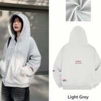 Áo Khoác Nỉ Hoodie Zip Boxy Lowkey Cinder Form Rộng Nam Nữ Hottrend 2024