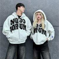 Áo Khoác Nỉ Khoá Kéo In Forum . Hoodie zip form rộng Unisex GENZ
