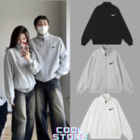 Áo khoác nỉ khóa kéo NIKE mẫu mới 2024 siêu xịn xò , tag mác đầy đủ , hàng chuẩn quảng châu COOL STORE QTK02