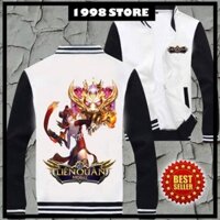 Áo Khoác Nỉ Liên Quân Màu Trắng Cực Chất Violet pháo hoa