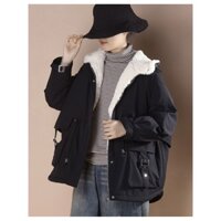 Áo khoác nỉ lót lông cừu, áo hoodie nam nữ unisex 5 màu,mặc đẹp thời trang chuẩn form dáng (used)
