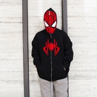 Áo khoác nỉ lót lông Spider Man hàng cao cấp ss2025