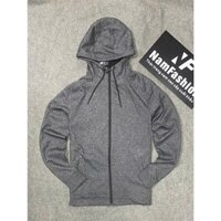 Áo khoác nỉ mũ khóa kéo nam thể thao cao cấp xuất khẩu