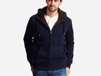 Áo khoác nỉ nam lót lông cừu có mũ 3990 M