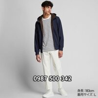 Áo khoác nỉ nam lót lông cừu màu xanh tím than hàng đẹp, KÈM ẢNH THẬT