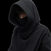 Áo khoác nỉ nam nữ - Áo Hoodie Ninja form rộng có mũ kèm khăn che mặt phong cách Ninja chất liệu nỉ bông dày dặn siêu ấm