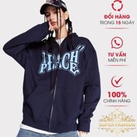 Áo Khoác Nỉ Nữ SUPER FASHION Có Nón Túi Chéo Mặc Đẹp