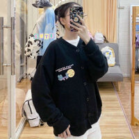 Áo khoác nỉ nữ thời trang cực chất - Đen