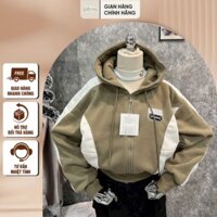 Áo Khoác Nỉ ToBi Jean-Khoác Nỉ Form Lững Tay Thụng Thêu MinMin