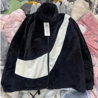 Áo Khoác Nike Áo Khoác Lông Cừu 2 Lớp siêu ấm Thời Trang Mùa Đông- Lông cừu cao câp xuất Khâu-K1-Hot trend 2023