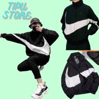 Áo Khoác Nike Big Logo Swoosh Dù 2 Lớp Logo Thêu Chính Hãng Nam Nữ - TIPU396