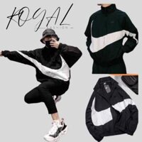 Áo Khoác Nike Big Logo Swoosh Dù 2 Lớp Logo Thêu Chính Hãng Nam Nữ - ROYAL FASHION