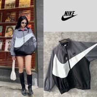 Áo Khoác Nike Chính Hãng Nam Nữ Dù 2 Lớp Vải Cao Cấp - Latizia.vn 396Xám