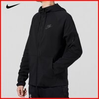 ♞Áo khoác Nike chính hãng 100%, áo sơ mi chống gió có áo Hoodie cho nam DD5285-010 COD