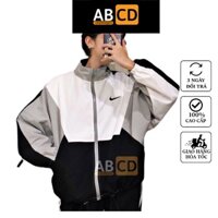 Áo Khoác Nike Logo Thêu Chất Gió 2 lớp Cao Cấp ABCD Boutique KD04