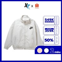 Áo khoác NIKE nam nữ cao cấp chất liệu gió hai lớp dày dặn form unisex
